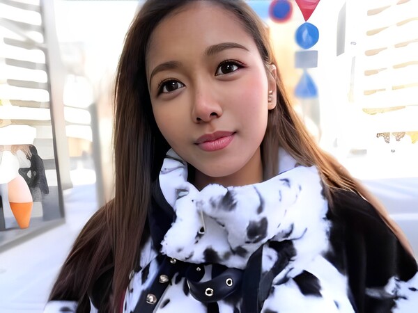 【ハーフギャルの南国エロ】『もっと奥まで…』ショーパンから覗く美脚のハーフギャル!手マンで濡れ濡れ、正常位で膣奥を激しく突かれてビッチな本性むき出し!♡